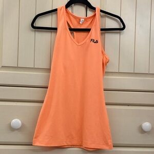 Fila Women's Bright Orange Tank Top